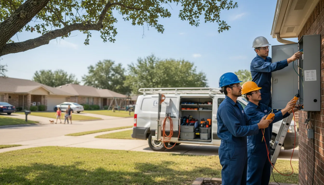 Certified electrician providing emergency electrical services in Danville, IL